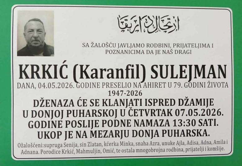 Krkić (Karanfil) Sulejman