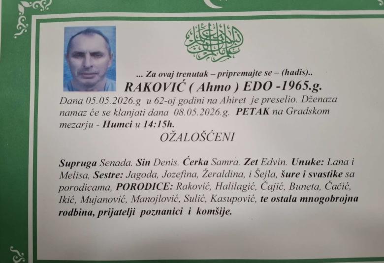 Raković (Ahmo) Edo 