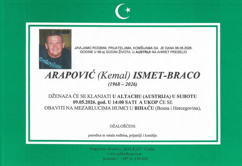 Arapović (Kemal) Ismet-Braco