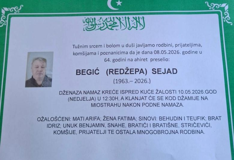 Begić (Redžepa) Sejad