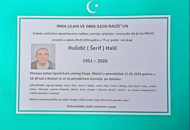 Hu&scaron;idić (&Scaron;erif) Halil