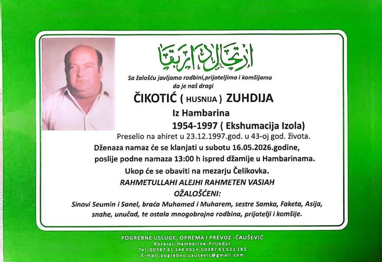 Čikotić (Husnija) Zuhdija