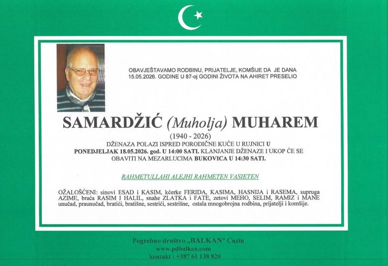 Samardžić (Muholija) Muharem