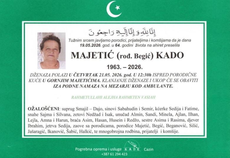 Majetić (rođ. Begić) Kado