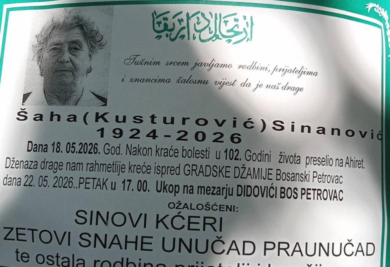 &Scaron;aha (Kusturović) Sinanović