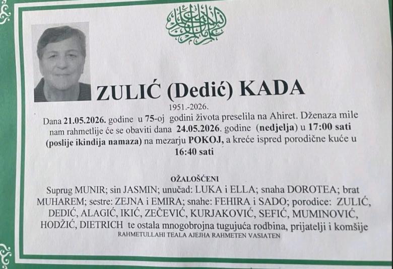 Zulić (Dedić) Kada