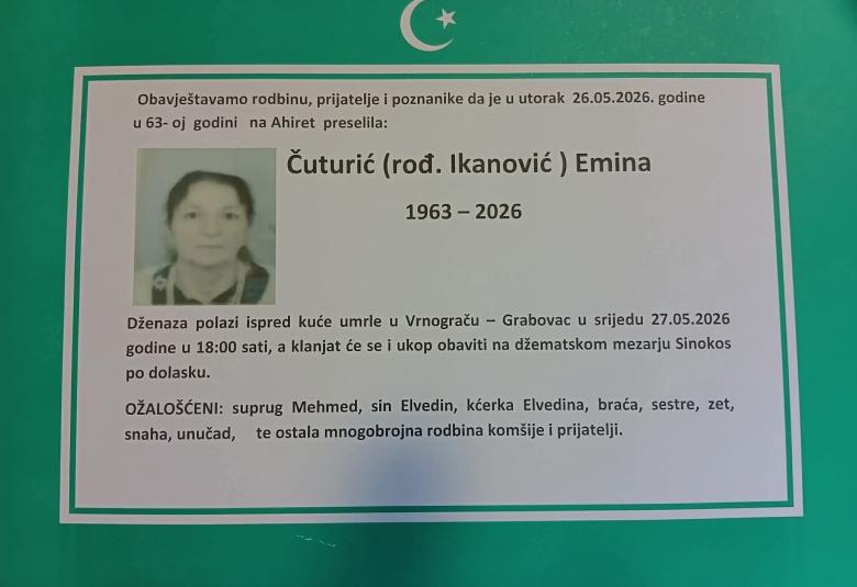 Čuturić (rođ. Ilkanović) Emina