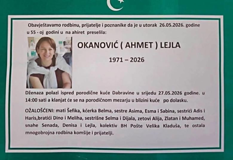 Okanović (Ahmet) Lejla