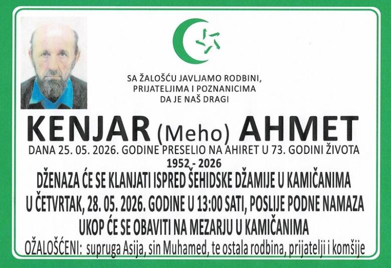 Kenjar (Meho) Ahmet