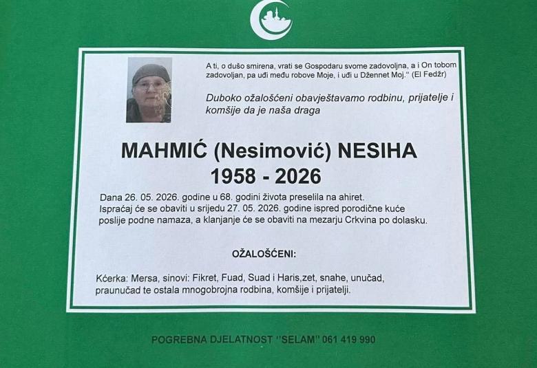 Mahmić (Nesimović) Nesiha