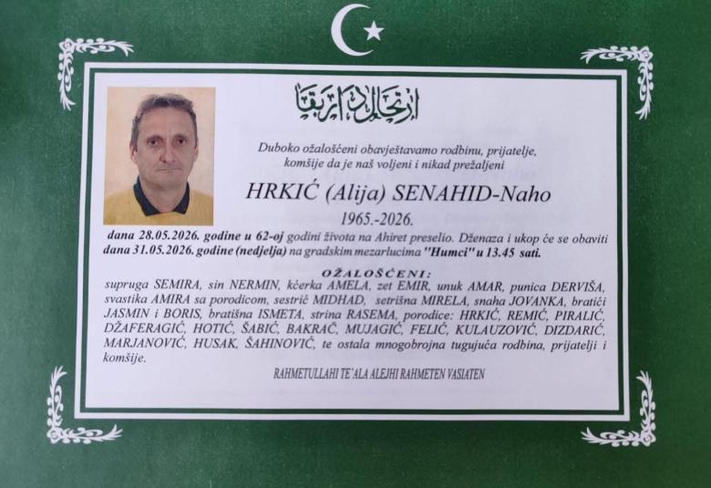 Hrkić (Alija) Senahid &ndash; Naho