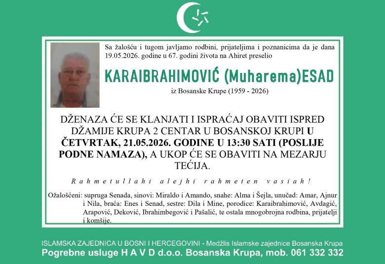 Karaibrahimović (Muharema) Esad