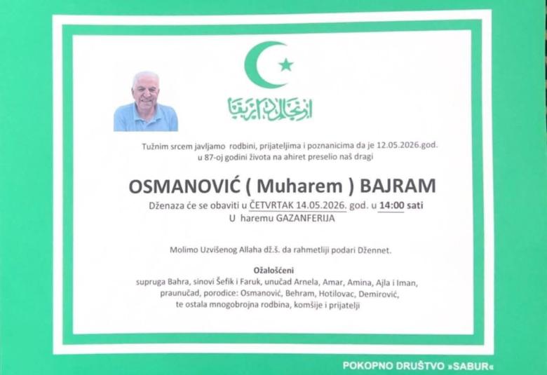 Osmanović (Muharem) Bajram