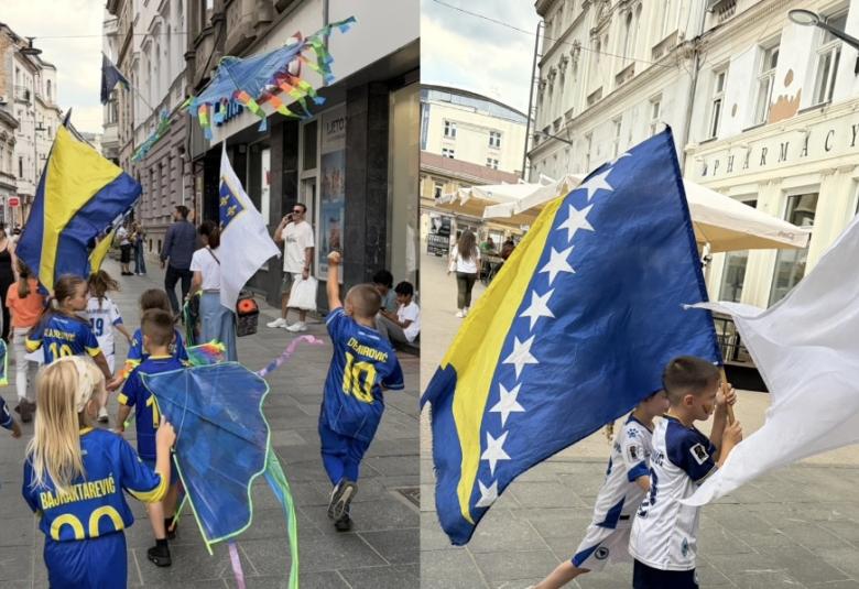 Najmladi navijaci foto A.K. Cazin.net