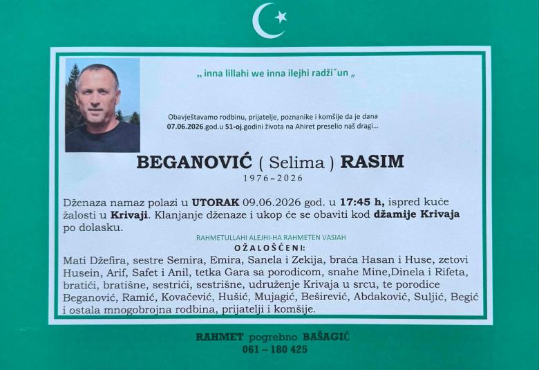 Beganović (Selima) Rasim