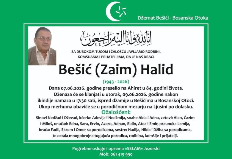 Be&scaron;ić (Zaim) Halid