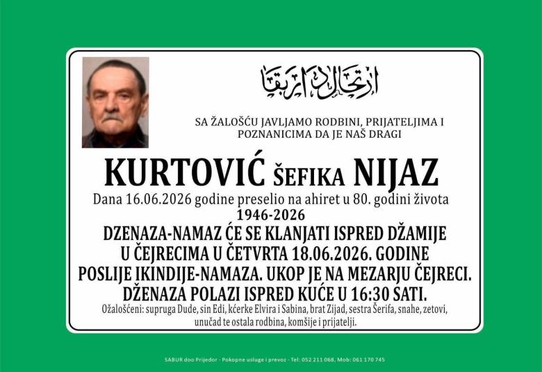 Kurtović &Scaron;efika Nijaz