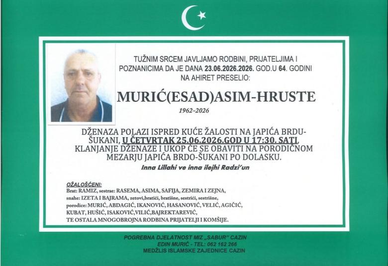 Murić (Esad) Asim &ndash; Hruste