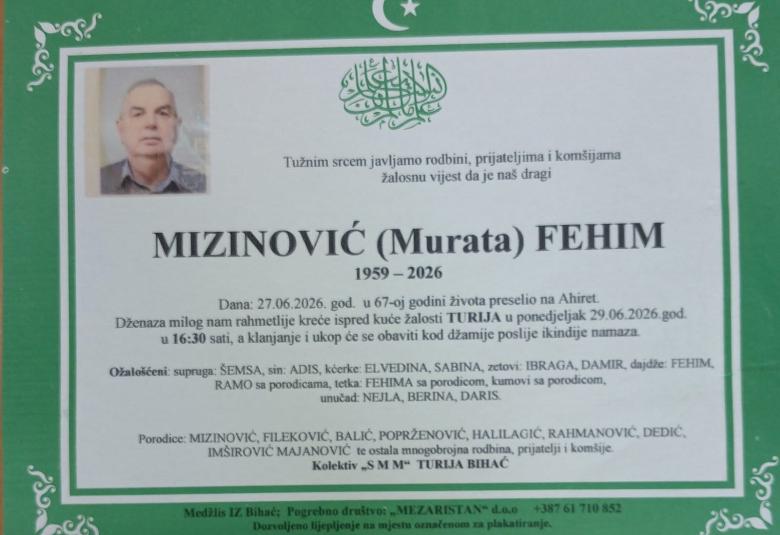 Mizinović (Murata) Fehim