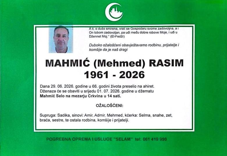 Mahmić (Mehmed) Rasim