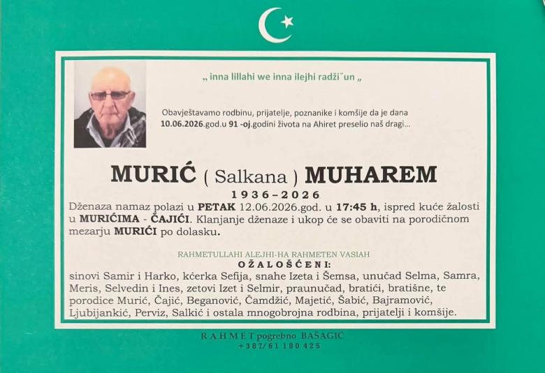 Murić (Salkana) Muharem