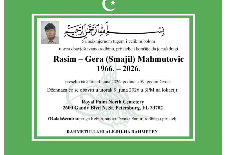 Rasim &ndash; Gera (Smajil) Mahmutović