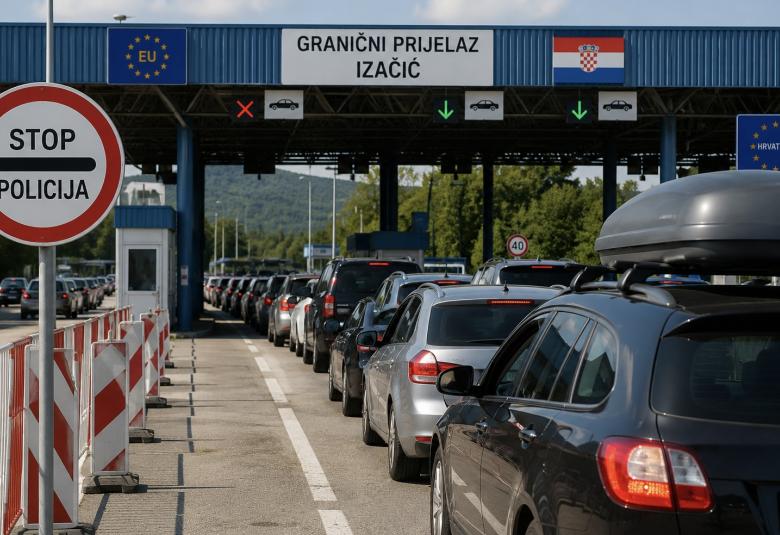 Granični prijelaz Izačić Ilustracija Cazin.net
