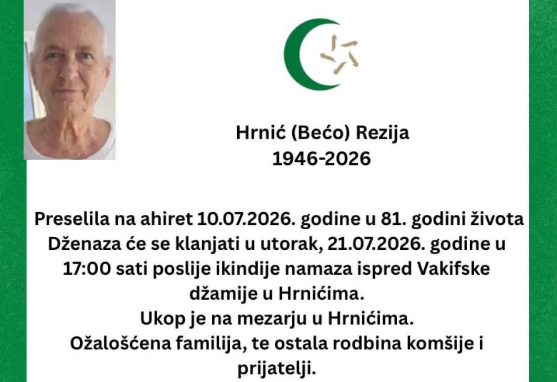 Hrnić (Bećo) Rezija