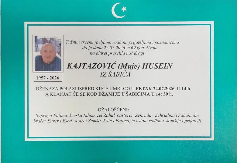 Kajtazović (Muje) Husein 