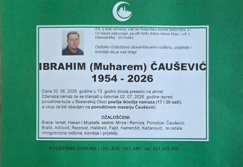 Ibrahim (Muharem) Čau&scaron;ević
