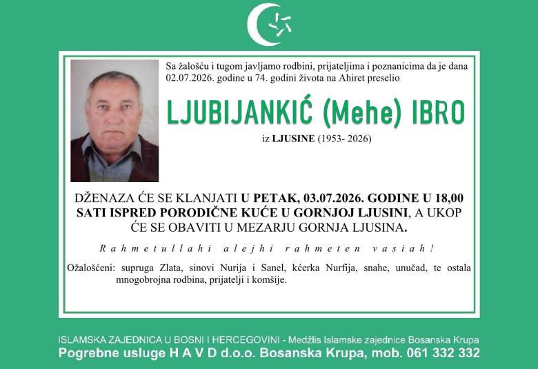 Ljubijankić (Mehe) Ibro