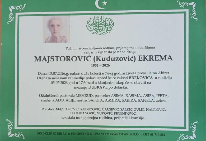 Majstorović (Kuduzović) Ekrema