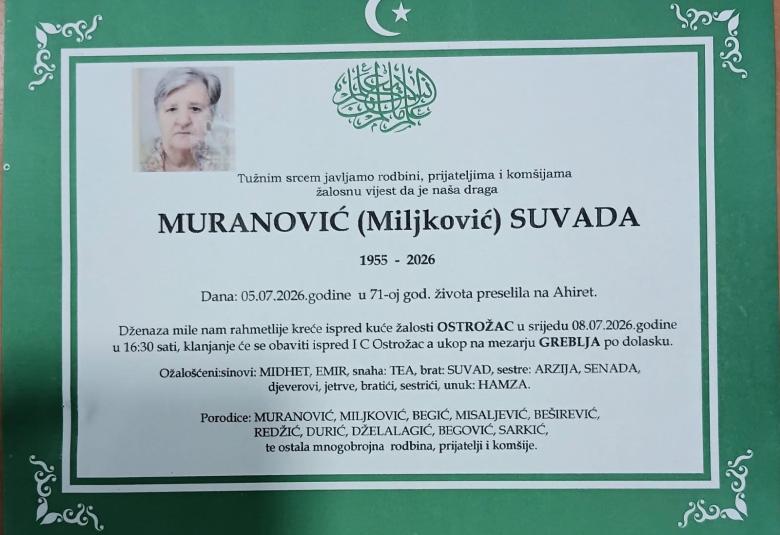Muranović (Miljković) Suvada
