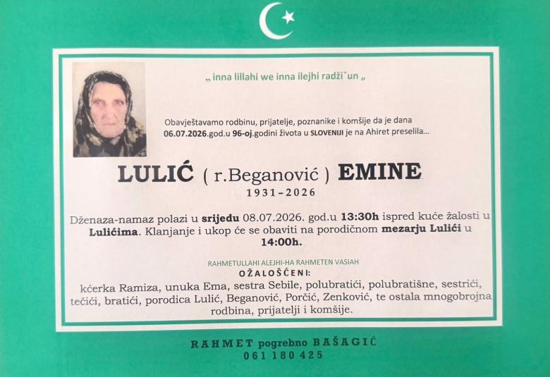 Lulić (r. Beganović) Emine
