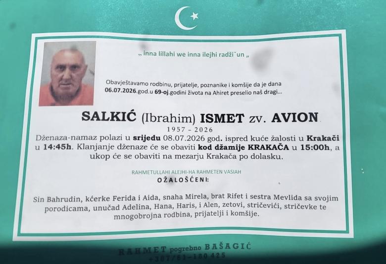 Salkić (Ibrahim) Ismet zv. Avion