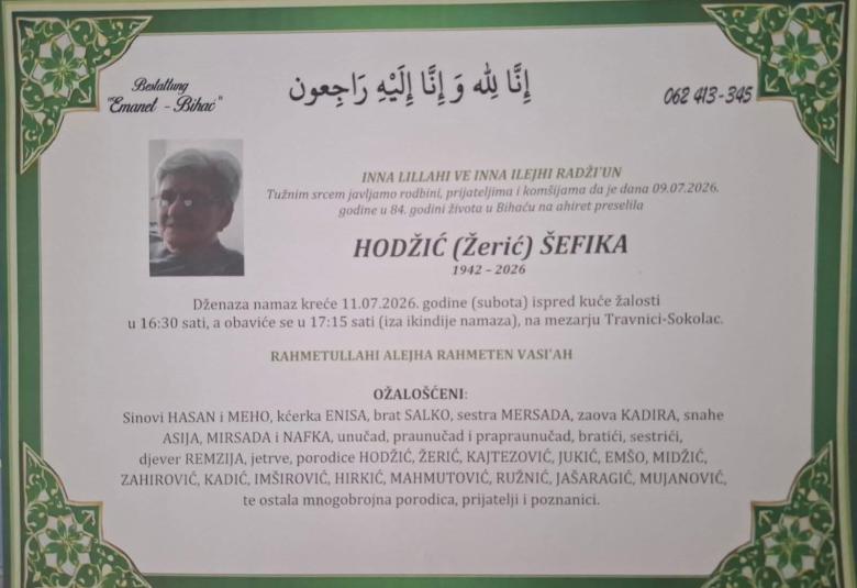 Hodžić (Žerić) &Scaron;efika