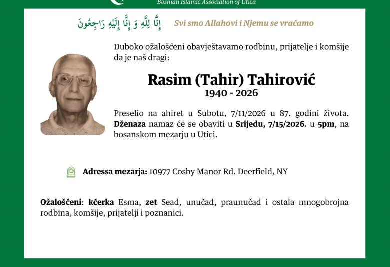 Rasim (Tahir) Tahirović