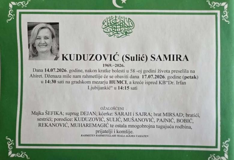 Kuduzović (Sulić) Samira