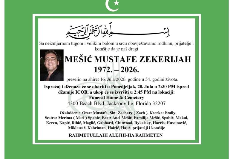 Me&scaron;ić Mustafe Zekerijah