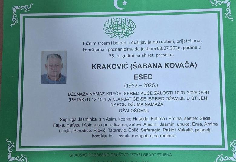 Kraković (&Scaron;abana Kovača) Esed