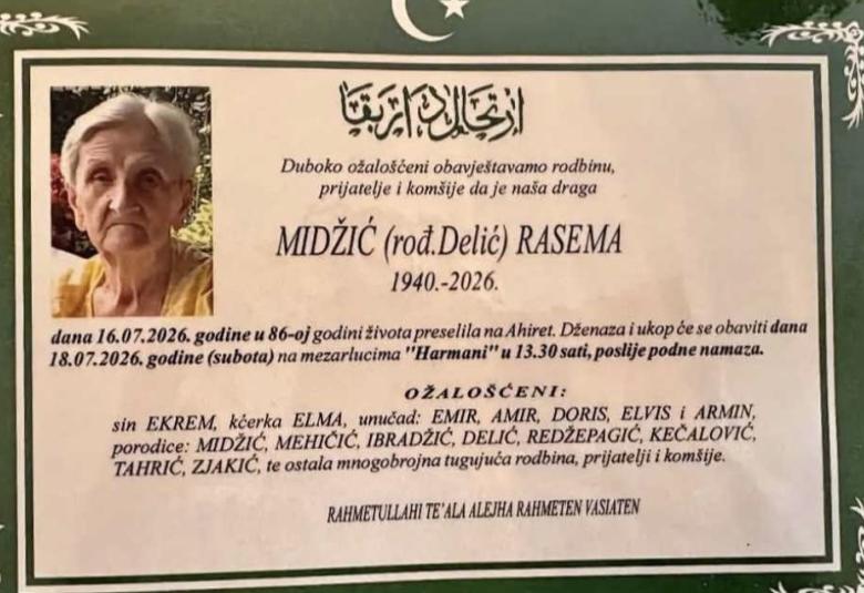 Midžić (rođ. Delić) Rasema