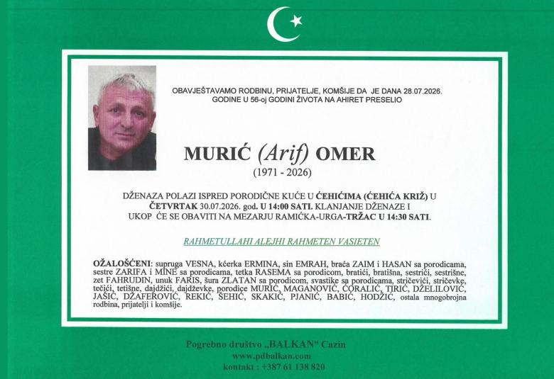 Murić (Arif) Omer