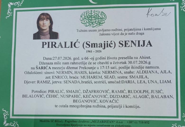 Piralić (Smajić) Senija