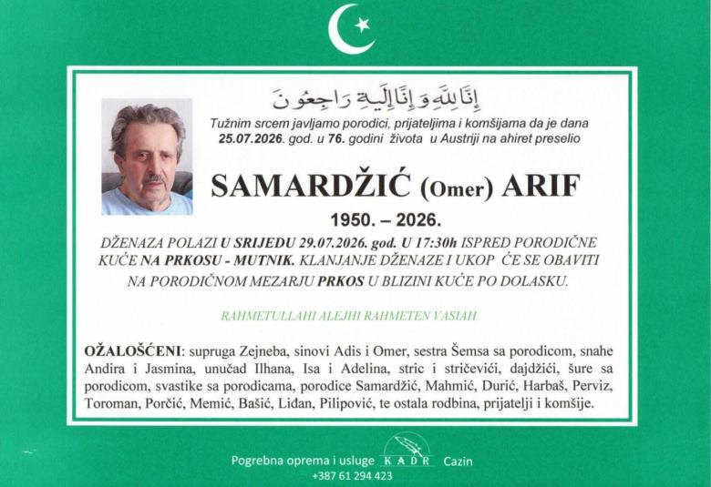Samardžić (Omer) Arif