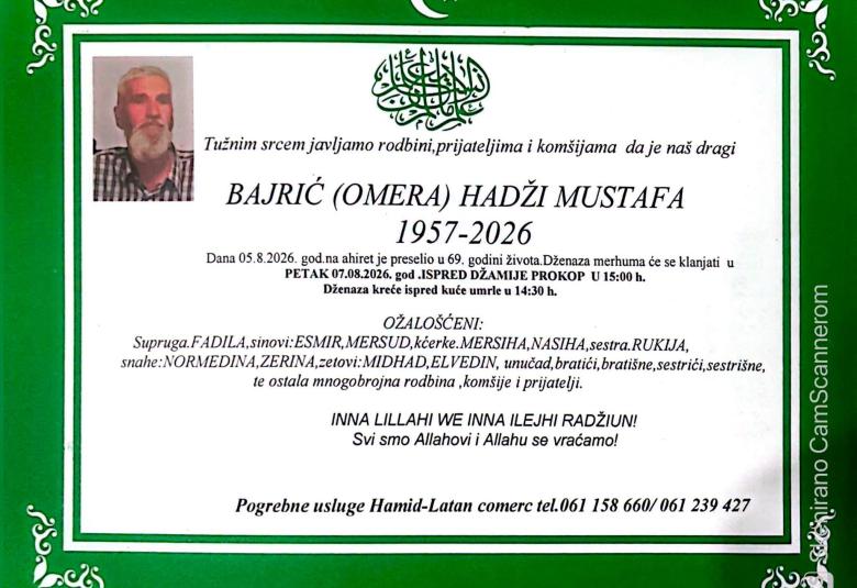 Bajrić (Omera) Hadži Mustafa