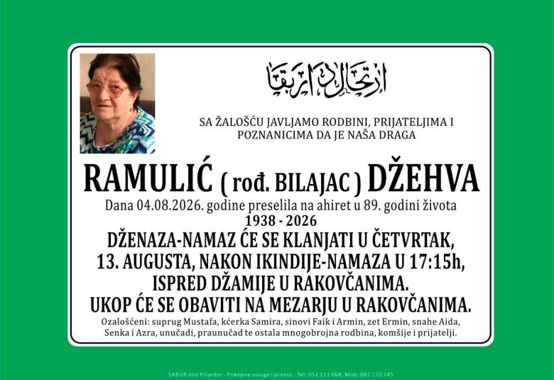 Ramulić (rođ. Bilajac) Džehva