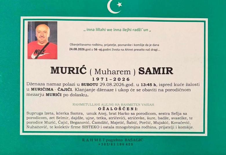 Murić (Muharem) Samir