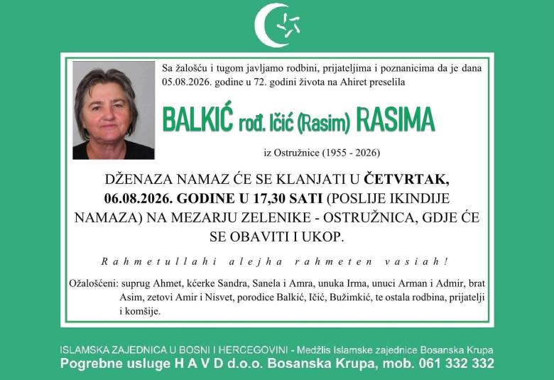 Balkić rođ. Ičić (Rasim) Rasima