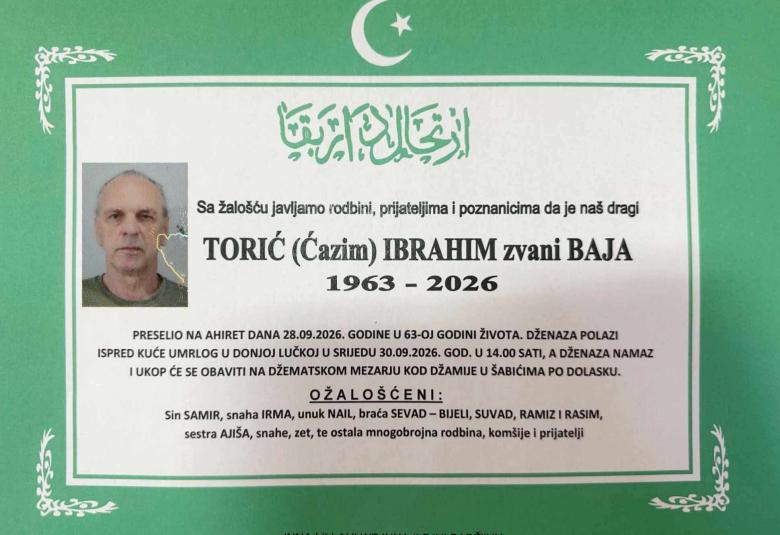 Torić (Ćazim) Ibrahim zvani Baja