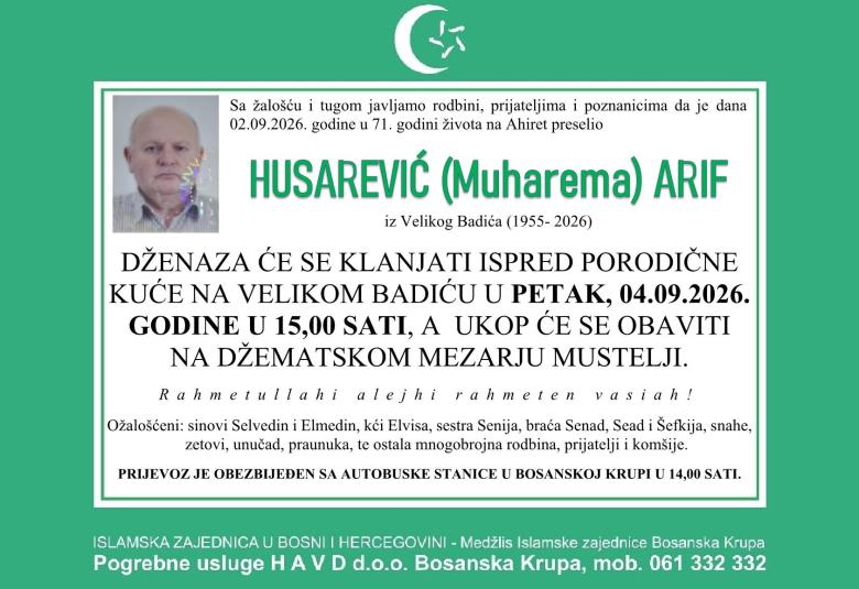 Husarević (Muharema) Arif